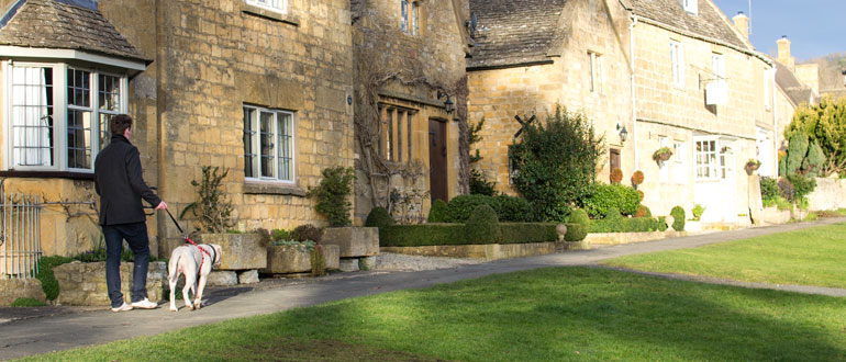 Dog friendly self catering cottages in the Cotswolds